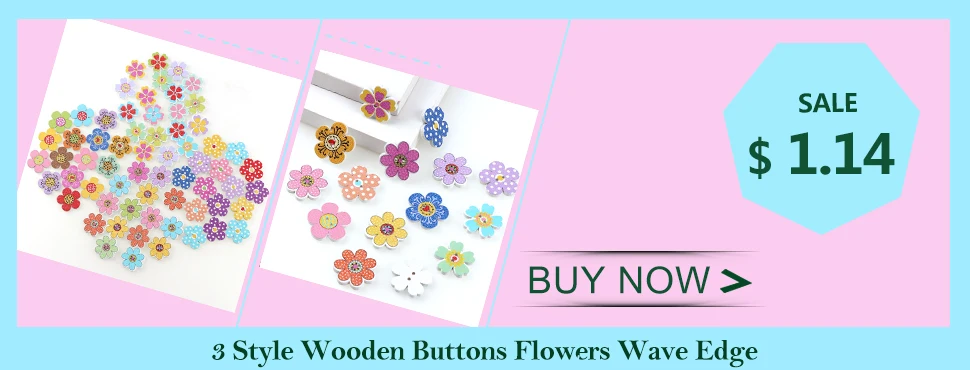 50PC 2 Löcher 3 Größe Bunte Schmetterling Holz Knöpfe Fit Nähen Und Scrapbooking Nähen Knöpfe Für Handwerk DIY gemischt – Detail 1