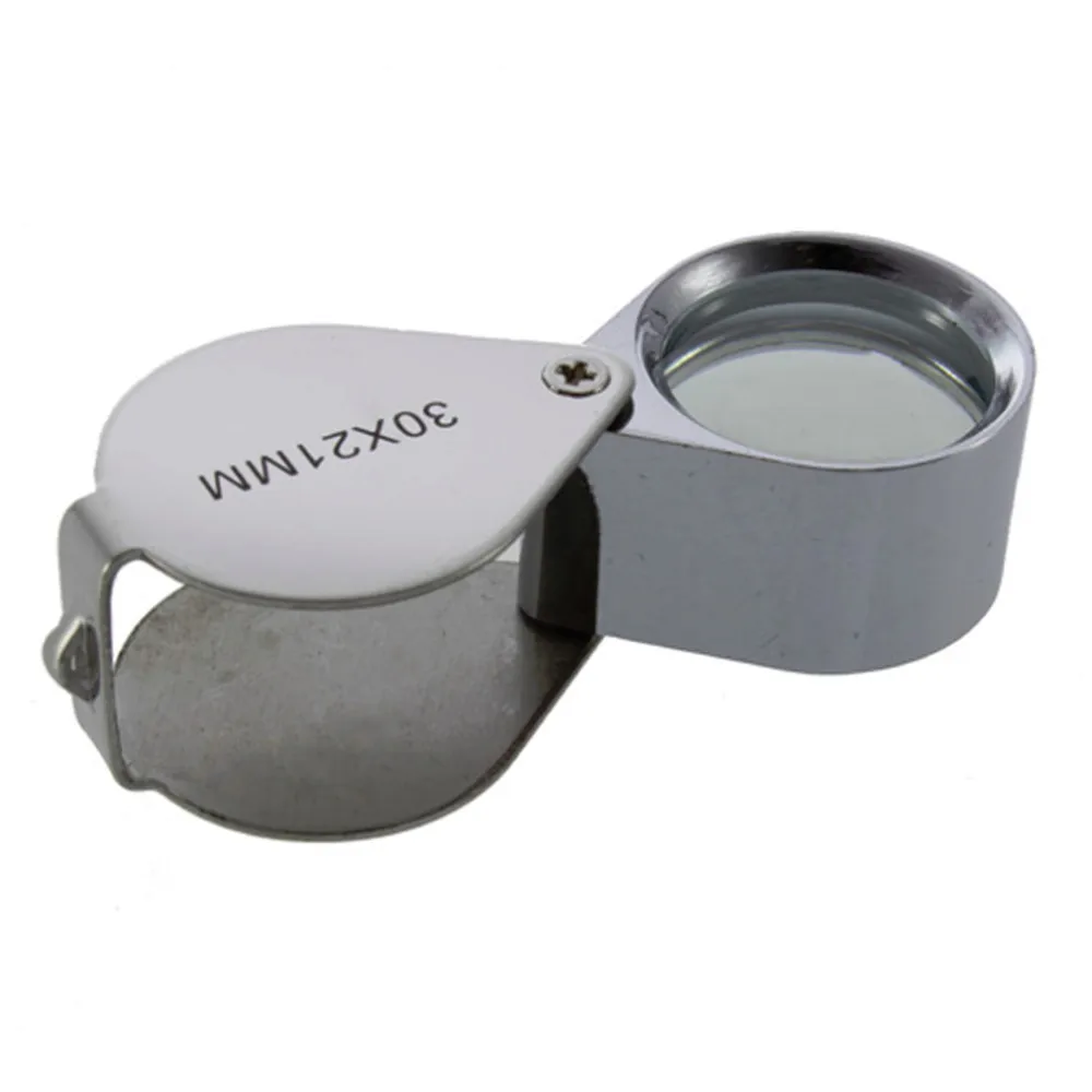 10pcs 30x21mm Triplet Jewelers Eye Loupe Magnifier Magnifying Glass Jewelry Diamond New