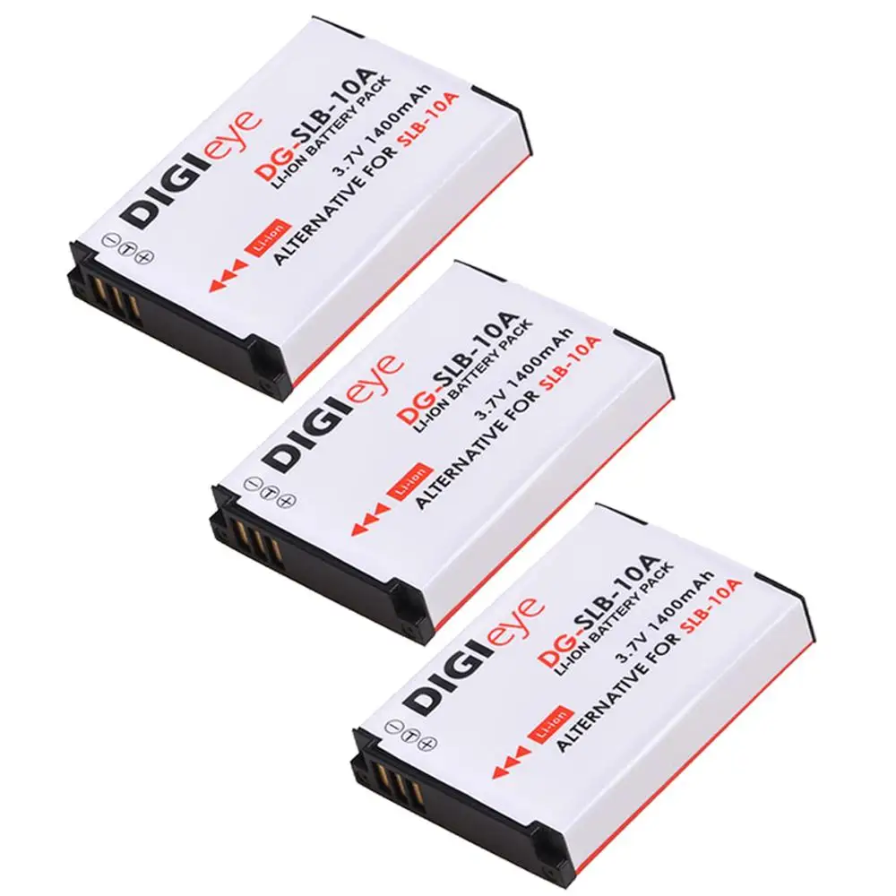Slb 10 Baterias para Câmeras Samsung 1400mah Ex2f Hz15w Sl202 Sl420 Sl820 Wb150f Wb250f Wb350f Wb750 Wb850f Wb1100f Slb10a - Image 4