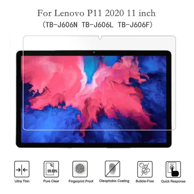 Película de vidrio templado 9H para Lenovo P11 TB-J606N, Protector de pantalla de tableta, para Lenovo Xiaoxi Pad P11 J606F, 11 pulgadas, 2020