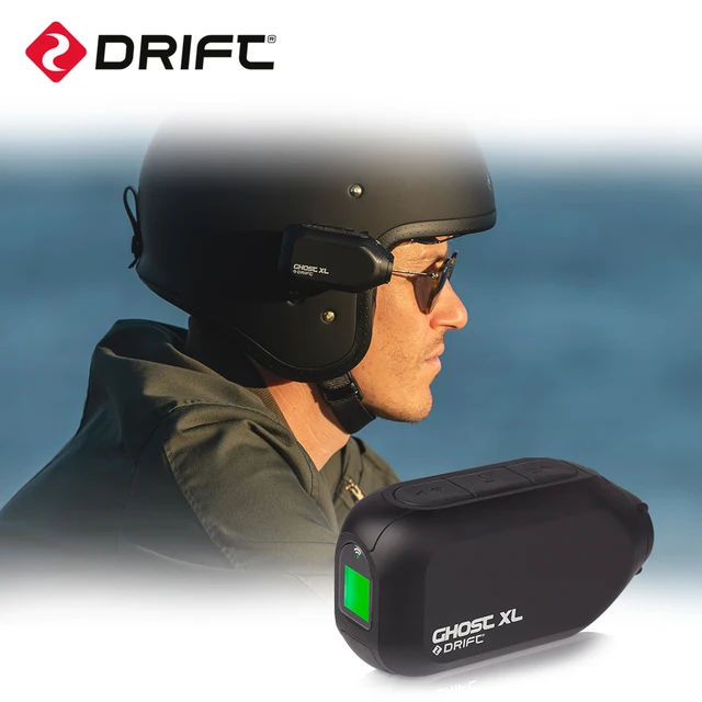 Drift Ghost XL Waterproof Action Camera with IPX7 Waterproof 1080P Video 8 Hours Battery Life 4