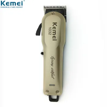 

Kemei Powerful Hair Beard Trimmer Professional Electric Hair Clipper Cordless Hair Cutting Machine with Combs Barber KM-1032