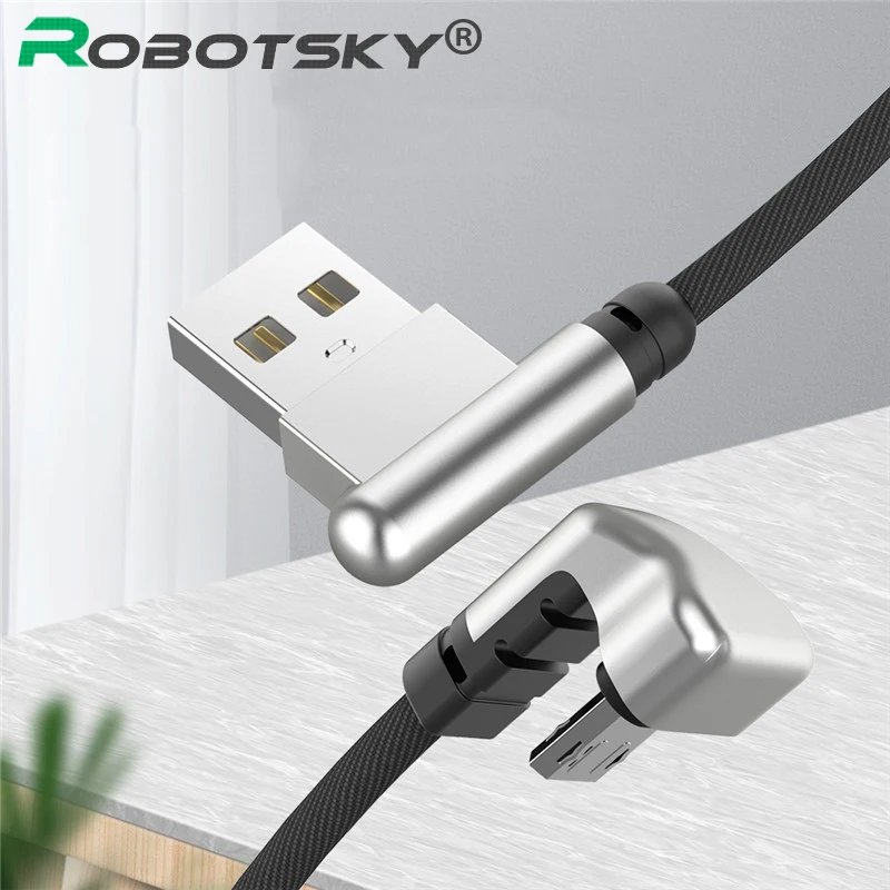

Nylon Micro USB Cable 180 Degree Micro usb Charge Data Cable Android Mobile Phone Charging Charger Cable Microusb Cord