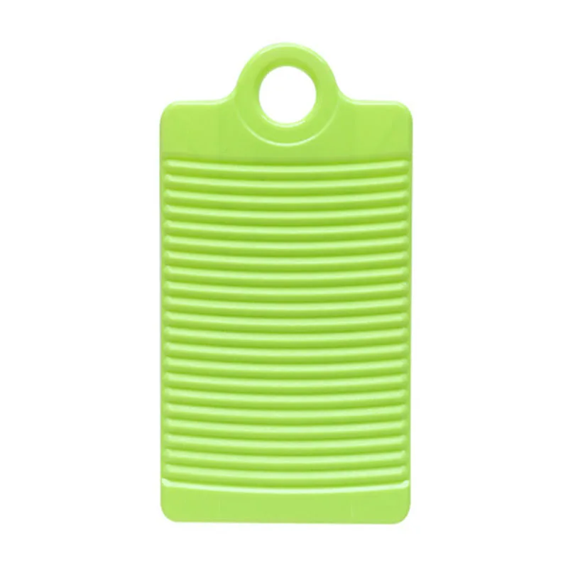 Green Hot Plastic Washboard Antislip Thicken Washing Board Clothes Cleaning For Laundry XJS789 - Color: Green