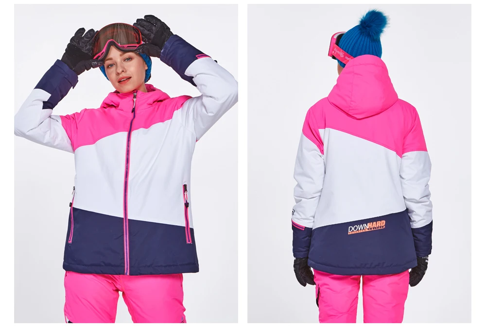 Женская зимняя куртка для катания на лыжах, сноуборде, лыжная одежда, Женская водонепроницаемая ветрозащитная куртка, теплая одежда