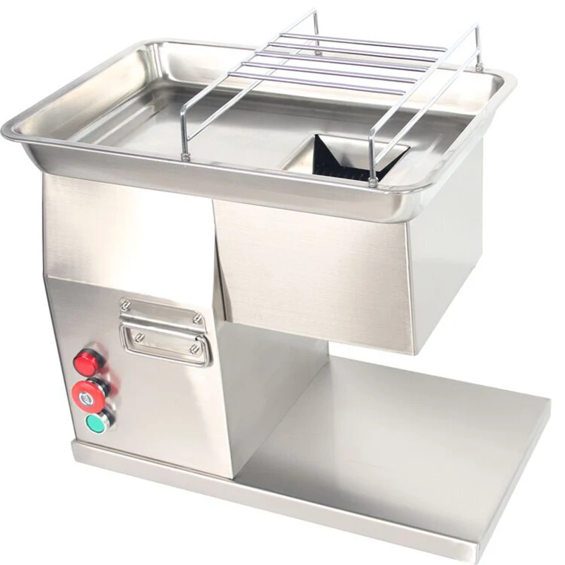 2020 Commercial Meat Slicer Stainless Steel Fully Automatic 600W Shred Dicing Machine Electric Vegetable Cutter Grinder |
