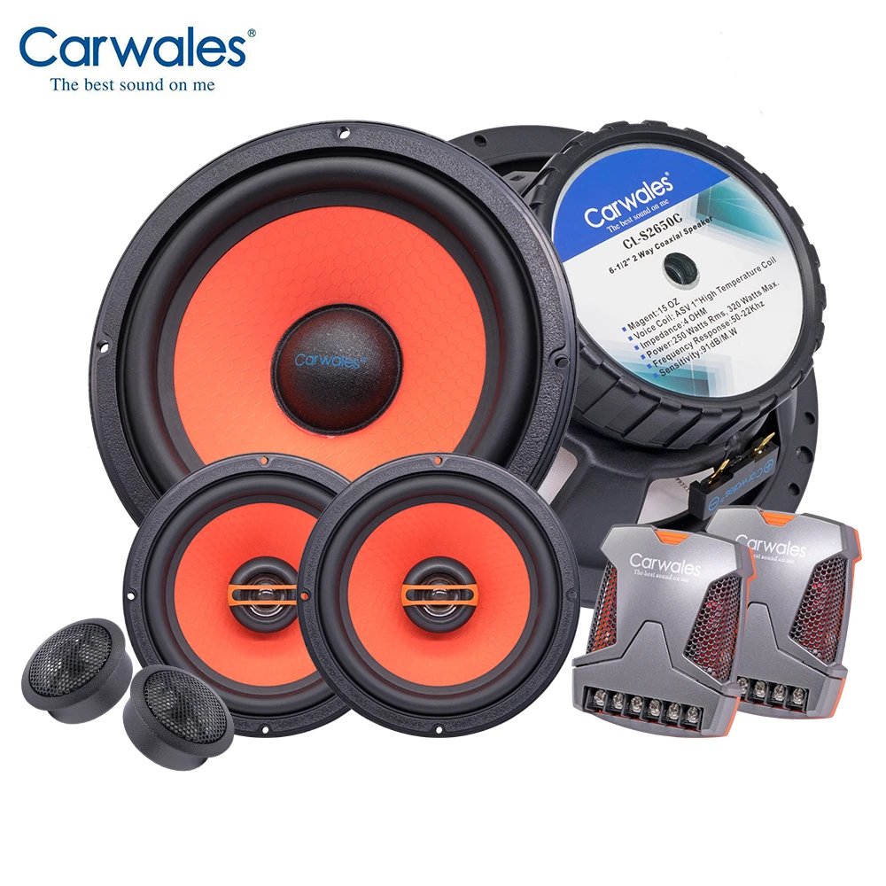 Verlating vloot Tot stand brengen Carwales 6.5 Inch 2-way Coaxial Combination Speaker Kit Audio Sound System  Set Tweeter For Car Auto Door 6.5" Speaker In The Car - Speakers -  AliExpress