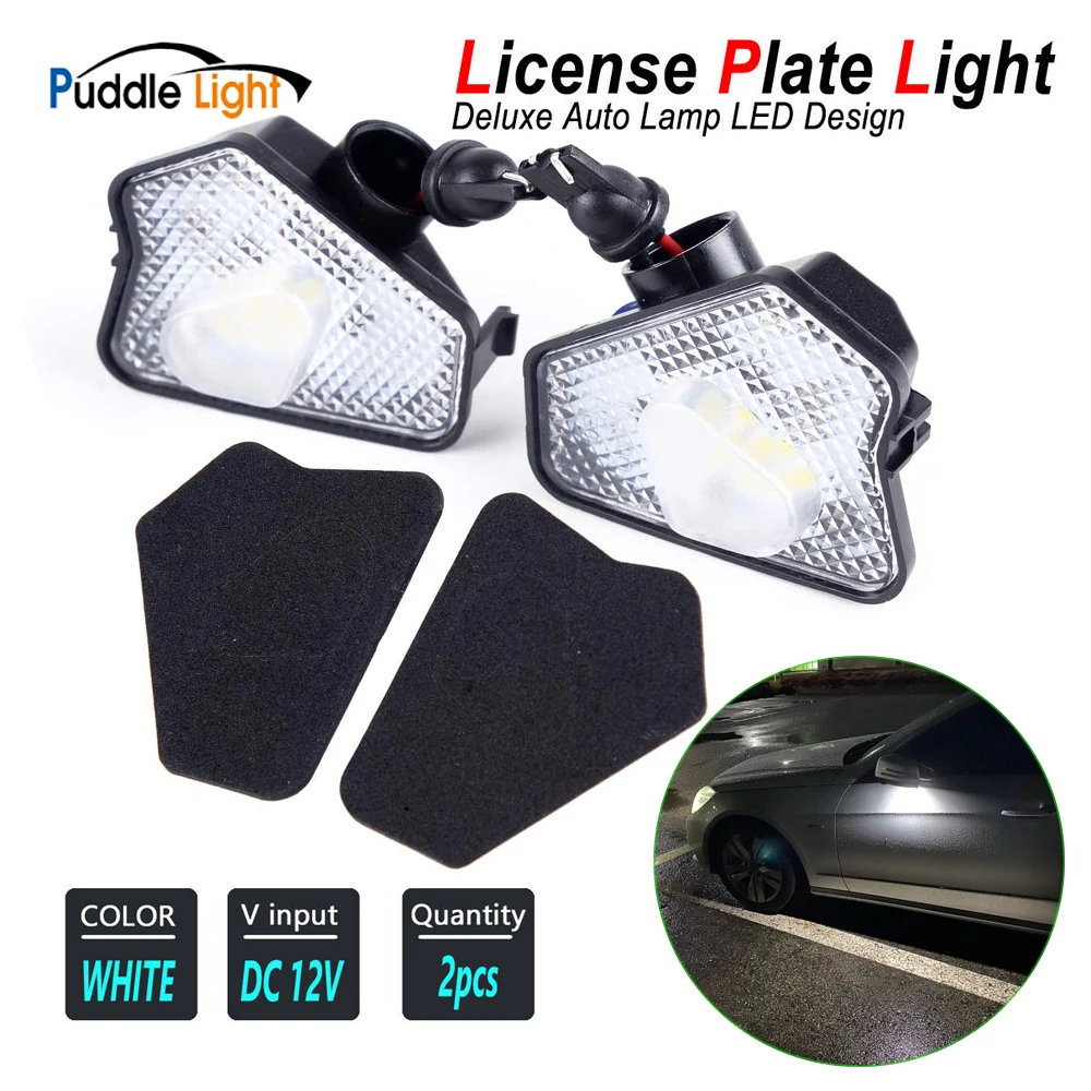 

2x LED White Under Side Mirror Puddle Lights For Benz A/B/C/E/S-CLS CLA/CLS/GLA/GLK-Class
