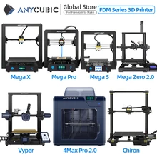 Stampante 3d Anycubic Vyper/Mega Pro/Mega S/Mega Zero2.0/Mega X/Chiron/4MaxPro2.0 serie FDM impresora 3d принтер stampa 3d fai-da-te