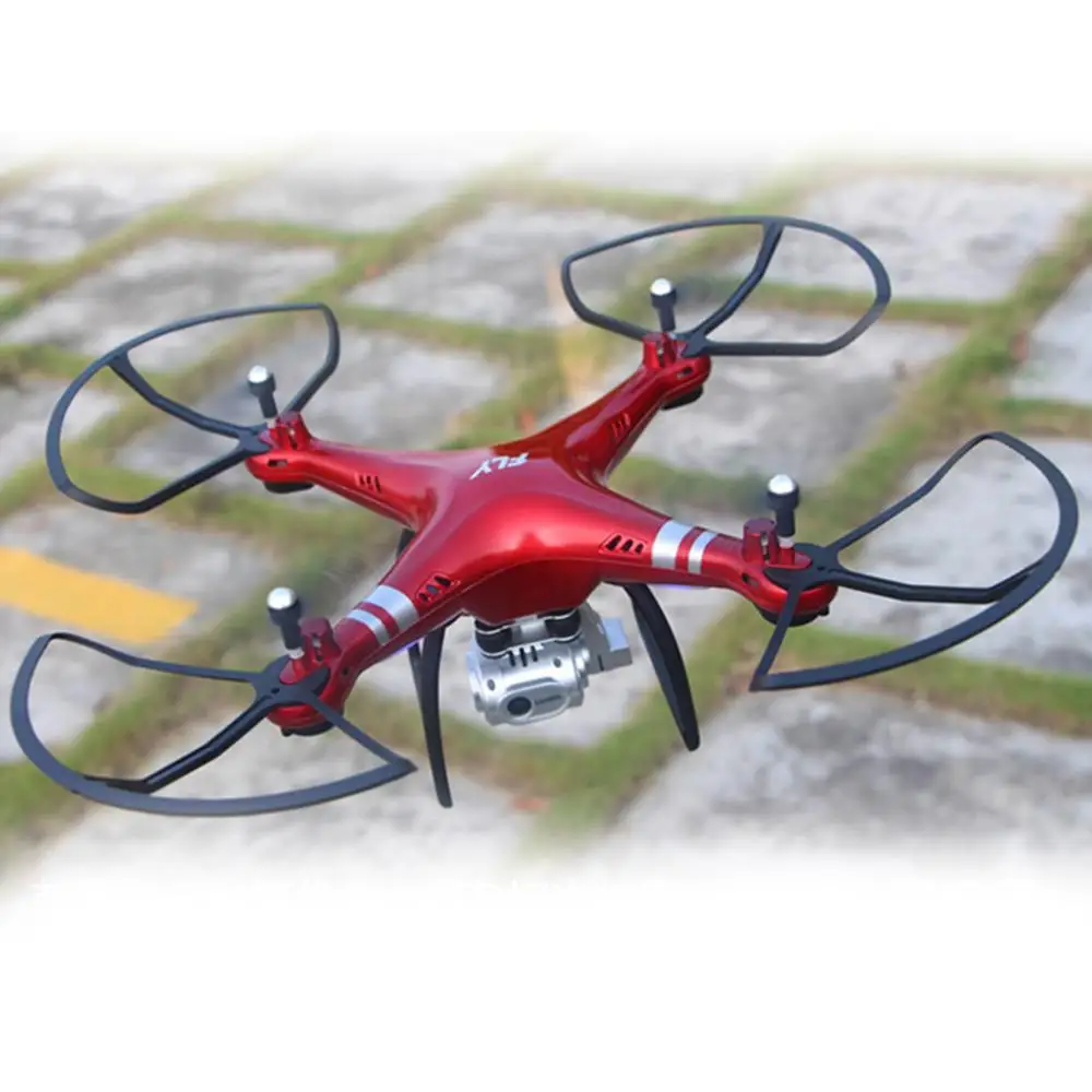 Радиоуправляемый вертолет Квадрокоптер с HD камерой высота аэрофотосъемка самолет детские игрушки осенне-стойкий пульт дистанционного управления авиационные детские игрушки противоударный пульт дистанционного управлени - Цвет: Red flat WIFI