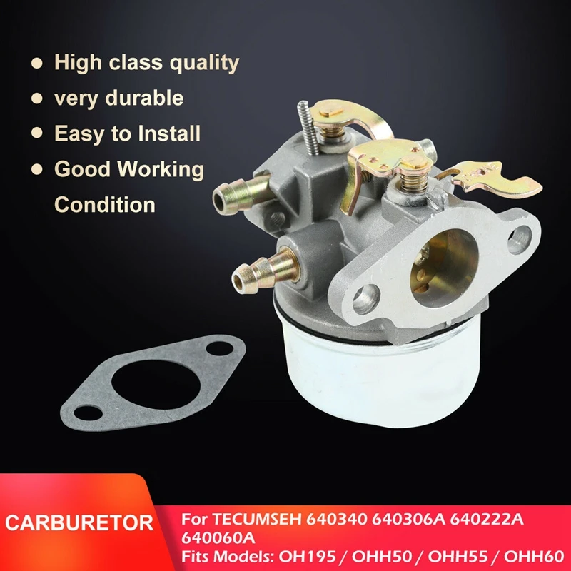 Carburatore Per Tecumseh 640305 640340 640346 640306A 640222A - Foto 14