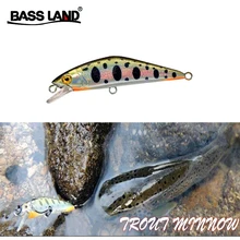 Trout minnow lure 6.3cm 5.3g isca artificial wobblers sea fishing hard bait bionic crankbait plasic for pike bass Fishing Tackle
