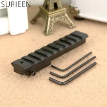 Тактический 105 мм/4,15 дюйма короткий прицел Пикатинни Вивер крепления ж/ключ для заднего вида/модель 91/30 M44 M38 M39 Охота