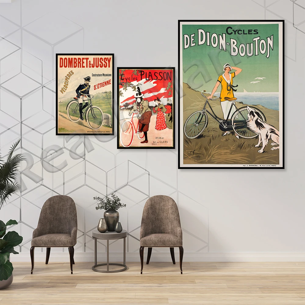 

Reprint of a vintage French bicycle advertising Poster