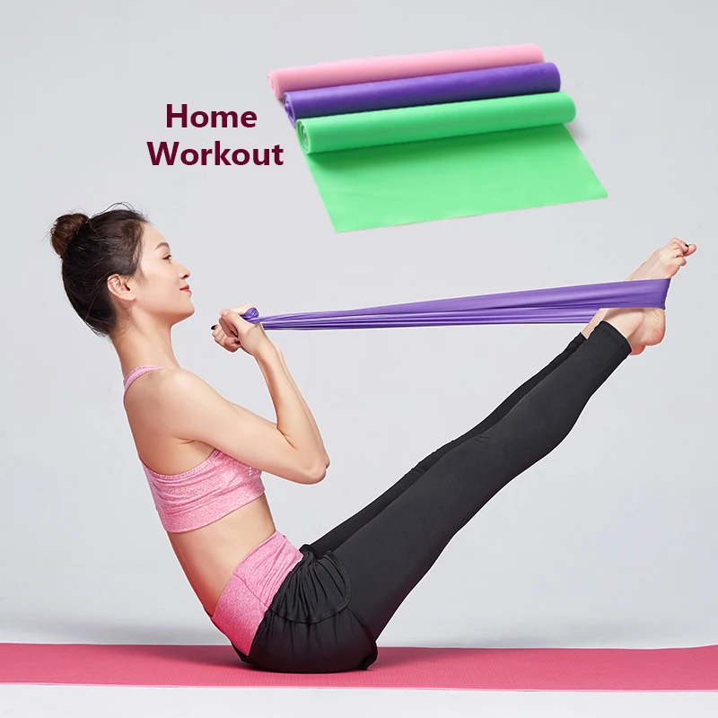 Home Exercise Equipment Resistance Loop Bands Pilates Yoga Gum Training Fitness latex Elastic Band Workout Expander | Спорт и