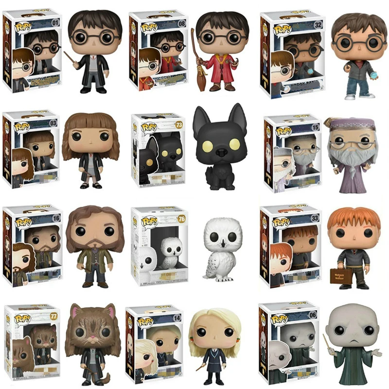 

Funko POP Harri Potter Snape Luna Dobby Lord Voldemort Movie Figure Anime Model Pvc Collection Toys for Kids Christmas Gift