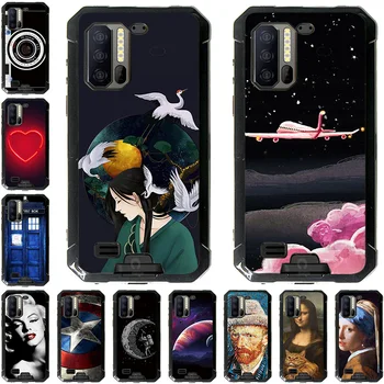 Перейти на Алиэкспресс и купить Мобильный телефон чехлы для Ulefone Armor 7 6,3 дюйма цветной чехол для масляной краски корпус DIY оболочка подгонянное поддерживаемое покрытие для ...