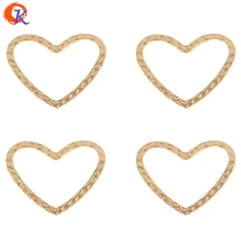 

Cordial Design 50Pcs 30*38MM Jewelry Accessories/Earring Connectors/Hollow Heart Shape/Charms Pendant/Hand Made/Earring Findings