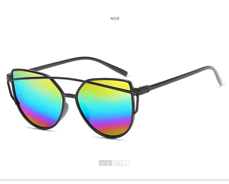 VCKA кошачий глаз брендовые дизайнерские женские солнцезащитные очки Роскошные пластиковые солнцезащитные очки классические ретро уличные очки Oculos De Sol Gafas - Цвет линз: 936-14