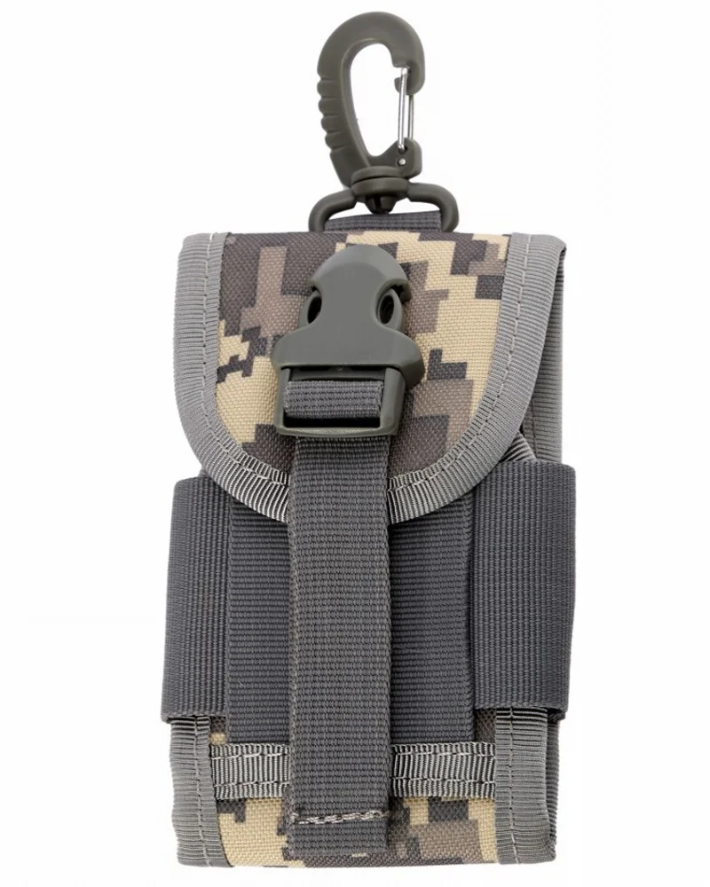 Открытый 4,5 дюймов Molle Чехол для телефона тактический Чехол для мобильного телефона чехлы поясная сумка охотничьи сумки армейский сотовый телефон Чехол кобура - Цвет: ACU