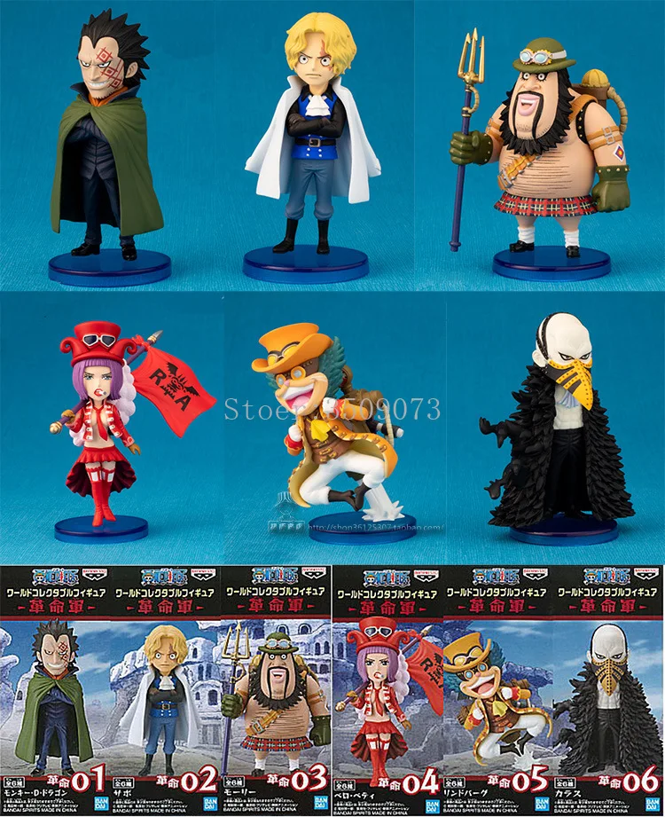 Conjunto De 6 Figuras De Accion De One Piece Modelo De Muneco De Pvc De Monkey D Dragon Sabo Juguete De Coleccion Regalo Figuras De Accion Aliexpress
