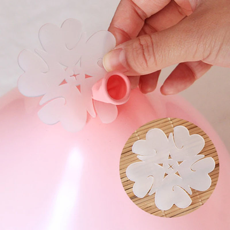  50pcs Balloons Arch Stand 6.5cm Balloon Connectors Clips Decor Birthday Wedding Balloon Clips Decor