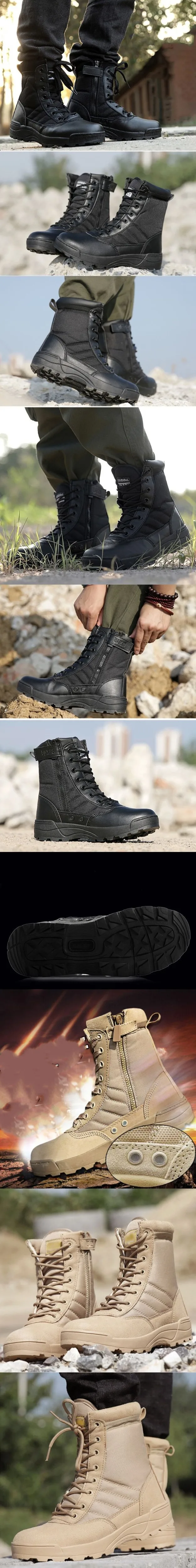 Men Desert Tactical Military Boots Mens Working Safty Shoes Army Combat Boots Militares Tacticos Zapatos Men Shoes Boots Feamle (5)
