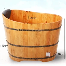 Высококачественная ванна, бочонок для взрослых, ванна из цельного дерева, маленькая ванна для ванной, деревянная ванна для домашнего использования