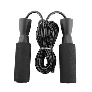 

Rope Skipping Jump Speed Fitness Cardio Adjustable Black High quality