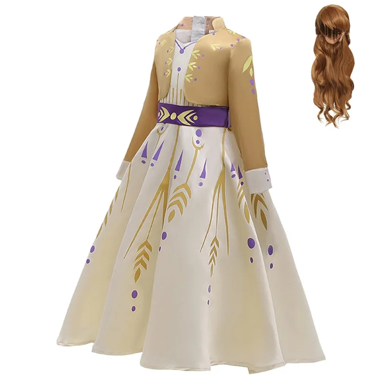 Anna New Costumes Girls Champagne 