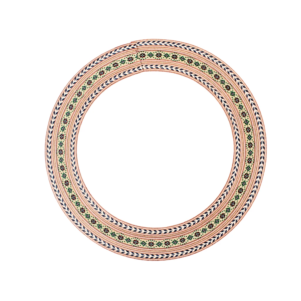 Guitar Soundhole Inlay Sticker Rosette for Acoustic Guitar DIY Replacements