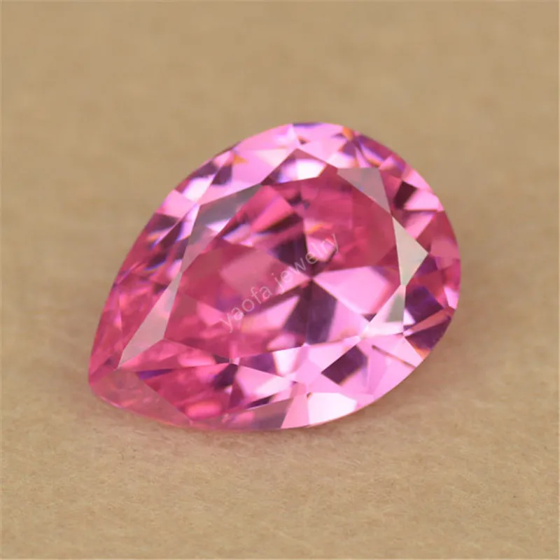Wholesale Price 2*3~13*18mm Pink Color Pear Cut Drop Shape Loose CZ Zircon Lab Made Cubic Zirconia Gems Stone For Jewelry DIY | Украшения и