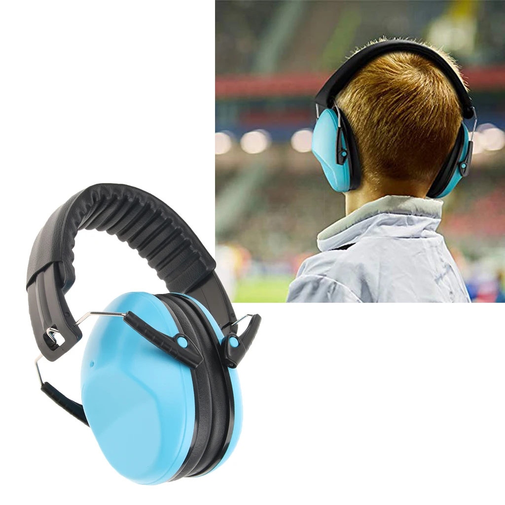 

2 Pair Hearing Protection Muffs for Children Foldable Ear Defenders Noise Reduction Earmuffs