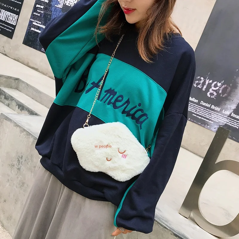

Furry Bag Women's 2020 Autumn and Winter New Plush Bag Chain Cute Women's Bag Niche Fashion Shoulder Bag