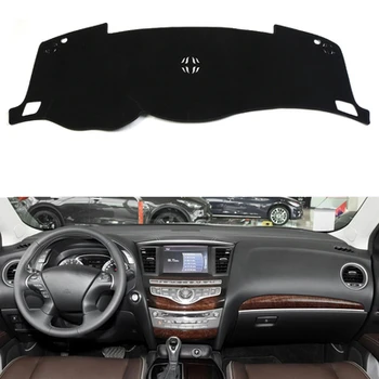 

Black Car Dashboard Cover For Infiniti QX60 (2014-2018) 2015-2016-2017 Auto Sun Shade Pad Carpet Protector Dash Mat