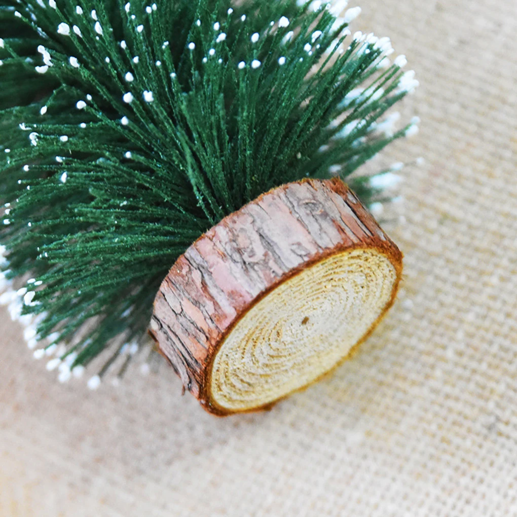 Mini árbol de Navidad de pino Artificial, decoraciones de mesa, árboles en miniatura de plástico para Festival, decoraciones de Año Nuevo para Navidad, 2021