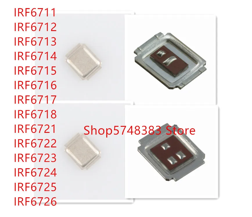 10 шт./лот IRF6711 IRF6712 IRF6713 IRF6714 IRF6715 IRF6716 IRF6717 IRF6718 IRF6721 IRF6722 IRF6723 IRF6724 IRF6725 IRF6726
