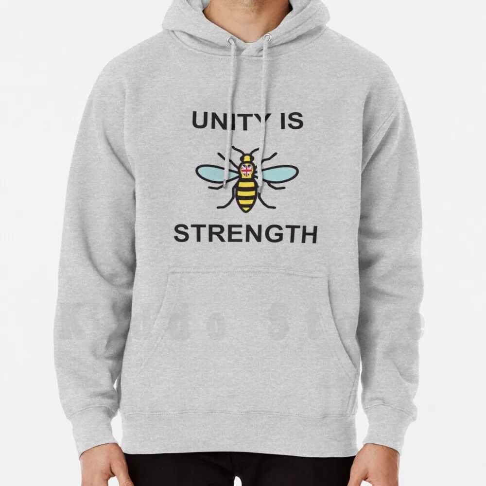 City Bee Felpa Con Cappuccio Manica Lunga City City Bee Unity Is Strength Bee Bees City Bee Bee Heart Uk Regno Unito