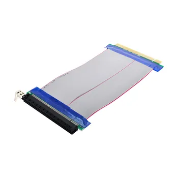 

10pcs/lot CY 20cm PCI-E Express 16X to 16x Male to Female Riser Extender Card Ribbon Cable