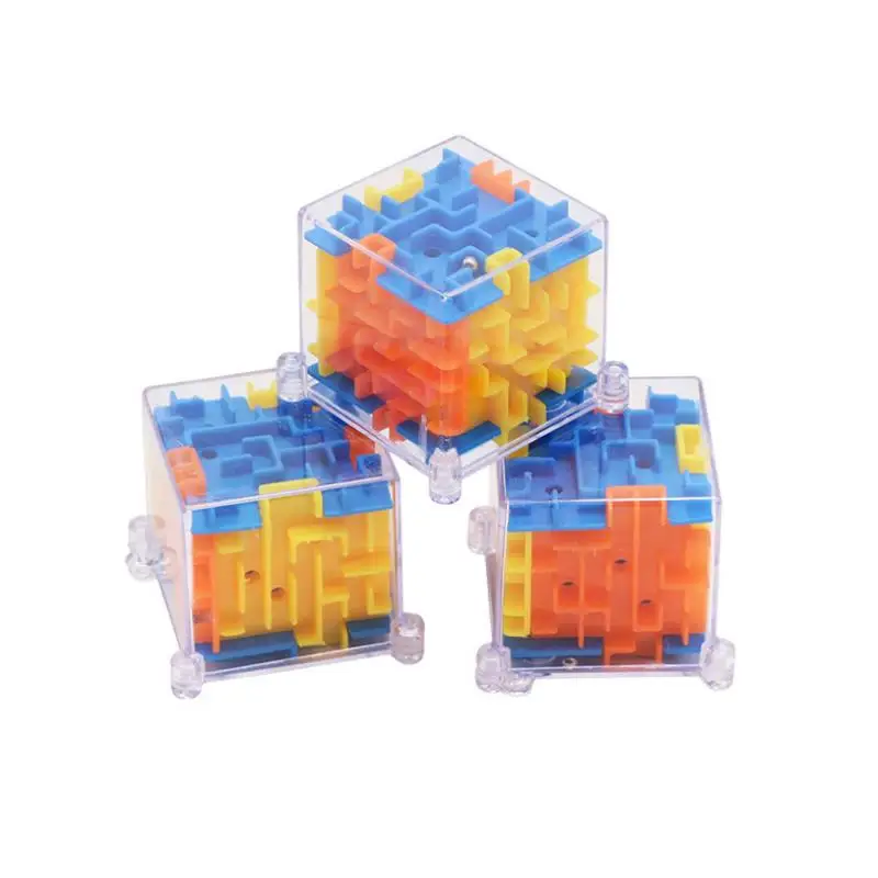 2 шт. Новый Забавный 3D лабиринт с 6 лицами игра головоломка кубик игрушка ручная