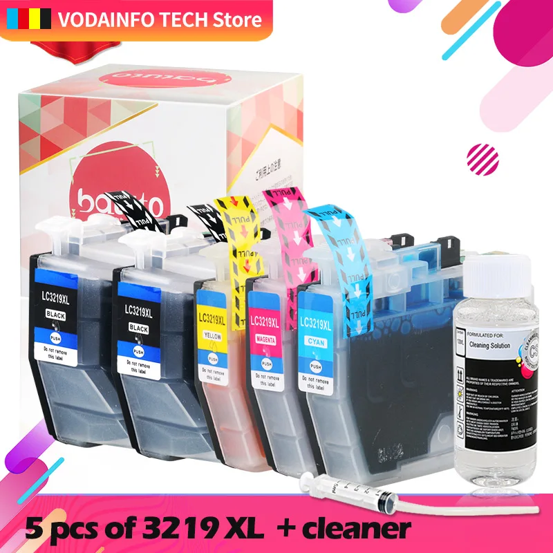 Cartucho de Tinta Completo para o Irmão J5730dw J5930dw J6530dw J6935dw Impressora Lc3217 4pcs Lc3219 Lc3219xl Mfc-j5330dw J5335dw - Imagem 4