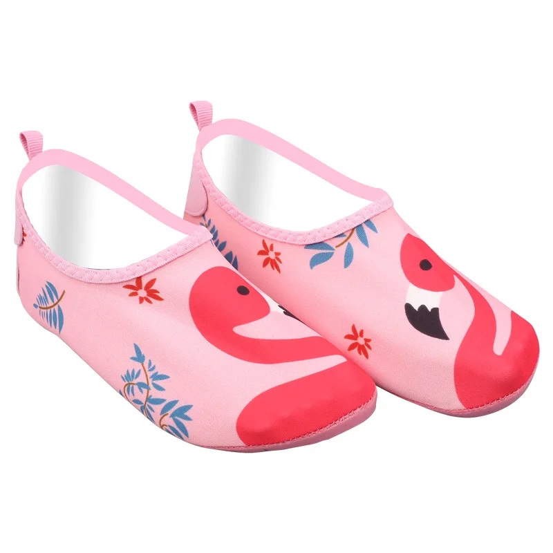 Быстросохнущая мягкая детская обувь; домашняя обувь для маленьких мальчиков и девочек с героями мультфильмов; детская пляжная обувь; носки для плавания - Цвет: Color I