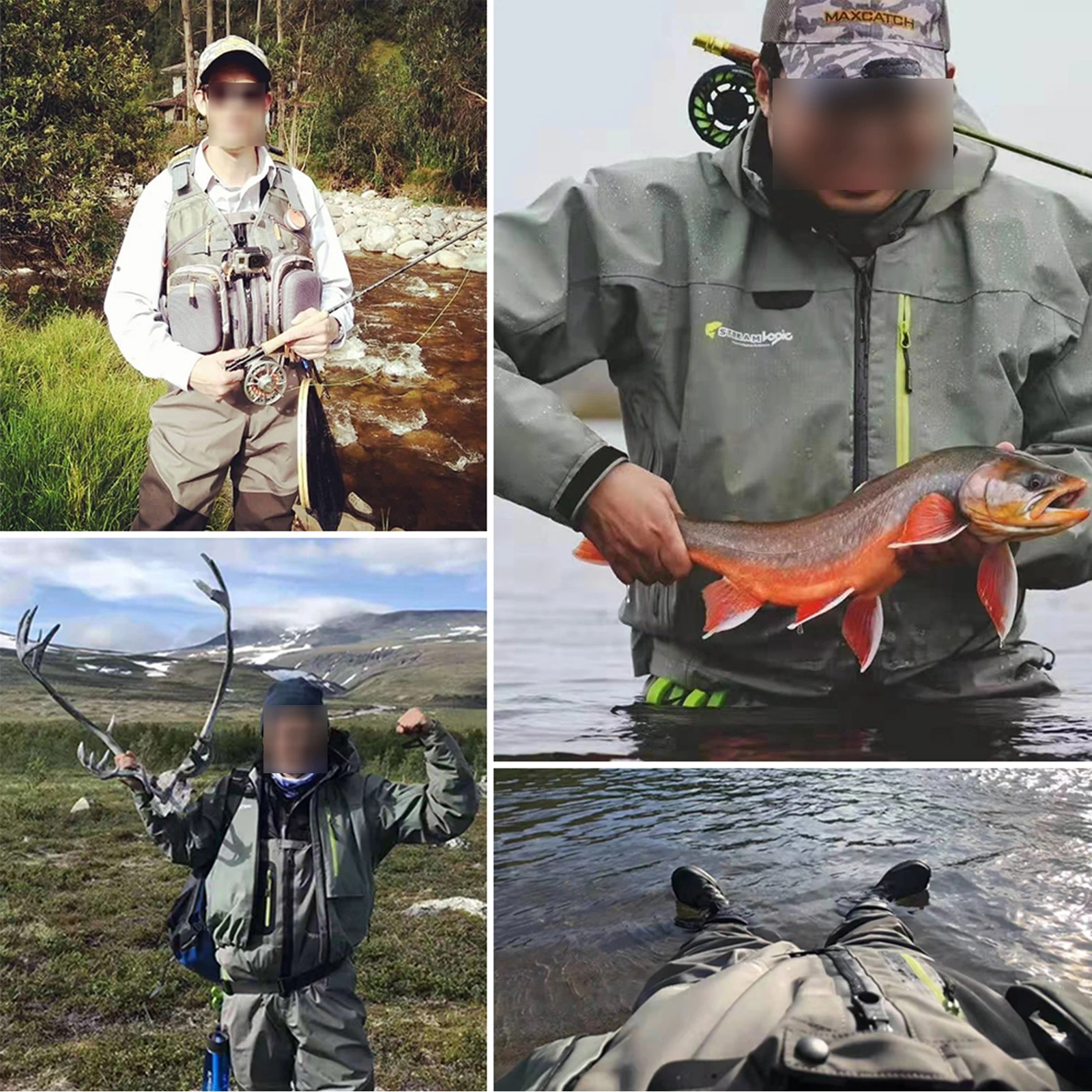 Perfect Maximumcatch Outdoor Stocking Foot Light Weight Breathable Fly Fishing Wader Waterproof Wading Pants Fishing Wader Jacket 4 Perfect Maximumcatch Outdoor Stocking Foot Light Weight Breathable Fly Fishing Wader Waterproof Wading Pants Fishing Wader Jacket 4