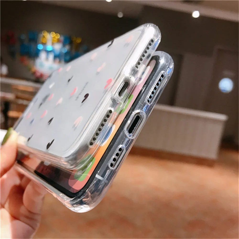 N1986N Телефон чехол для iPhone 6 6s 7 8 Plus X XR XS Max модная красивая Маргаритка Любовь Сердце прозрачный мягкий TPU для iPhone X