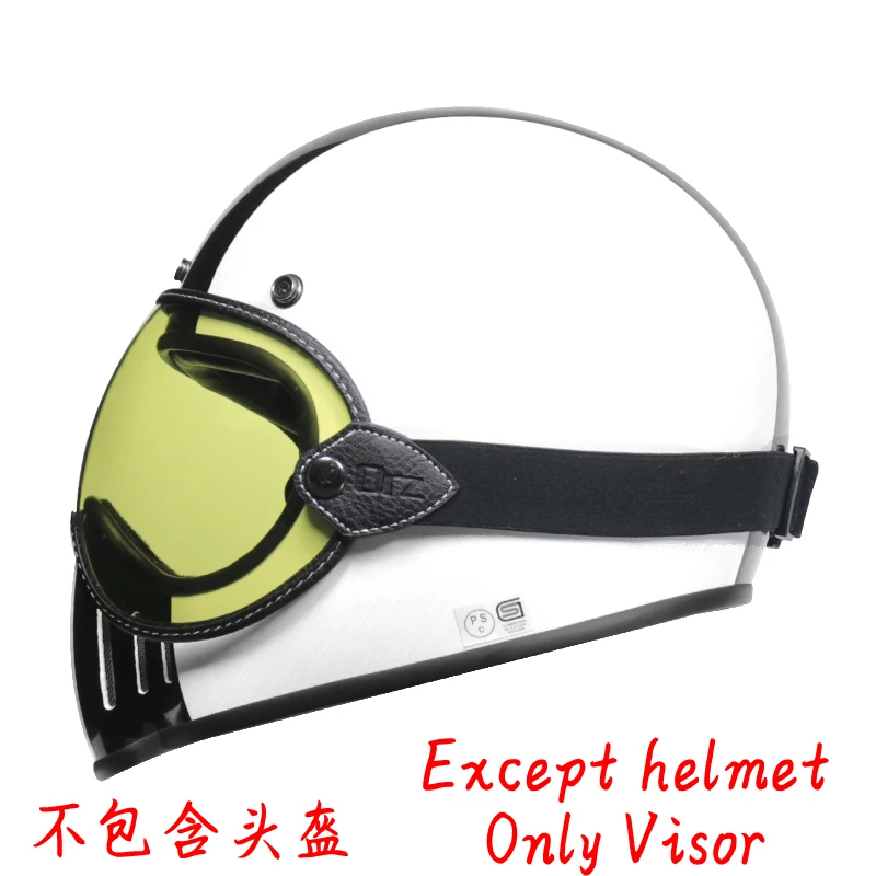 Casques Ouverts Avec Pare-soleil Intérieur Rétro Casque De