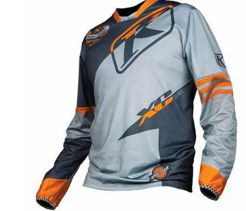 LEATT2020NuevoCiclismo Jersey conjunto de manga larga транспирируемый MTB Ropa de bicicleta Ropa de Ciclismo Ropa Maillot Ciclismo - Цвет: Серый