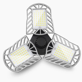 

Black silver die-cast aluminum garage light 156 lamp beads