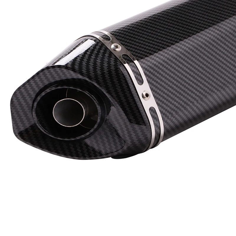 Slip On 470MM 570MM Universal Motorcycle Exhaust Pipe Escape Muffler Removable DB Killer 51MM For R3 Z900 TRK502 CBR500 CBR1000 - Image 2