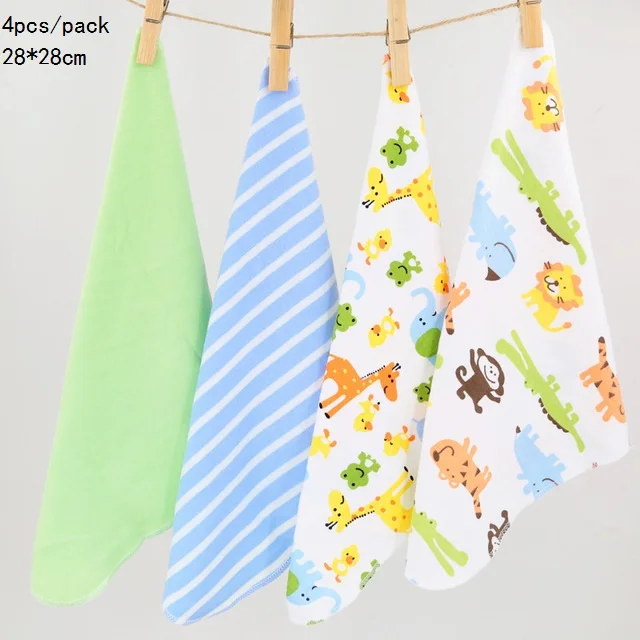 Хлопковые полотенца для новорожденных, слюнявчик, полотенце для кормления, полотенце для маленьких мальчиков и девочек, Bebe Toalha, мочалка, платок KF011 - Цвет: 07 blue elephant