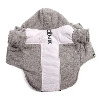 

Winter Pet Dog Vest Warm Windproof Lambswool Hooded Jacket Dog Clothing for Small Medium Dogs Thick Puppy Dogs Coat Jacket S-2XL